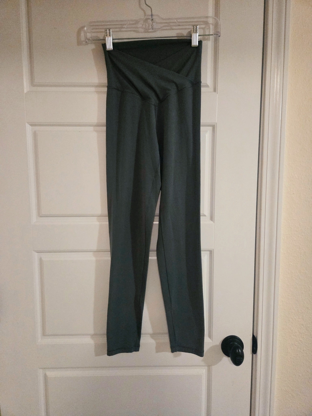 Aerie High-Waist Foldover Leggings - Dark Green